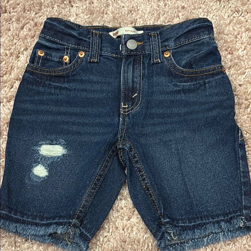 Boys Levi Denim Shorts